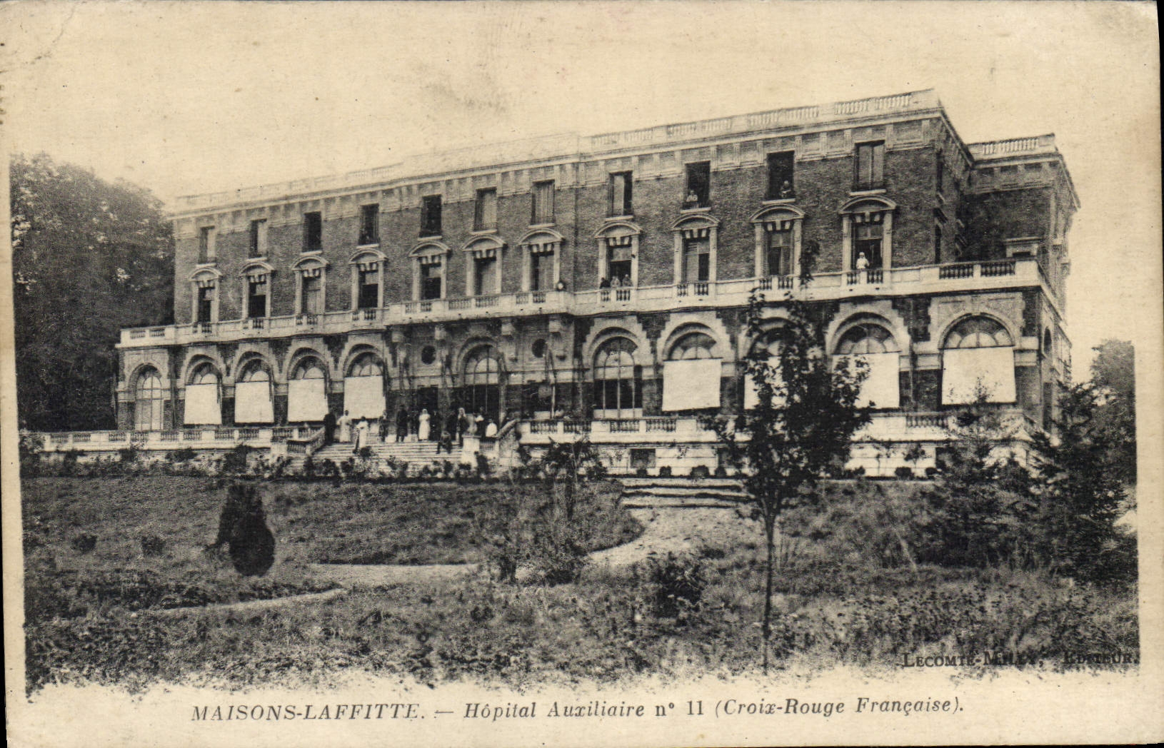 MAISONS-LAFFITTE — Hilfsspitale Nr. 11 (Französischer Rotkreuzverband) — Lecomte & Millier, Verlag