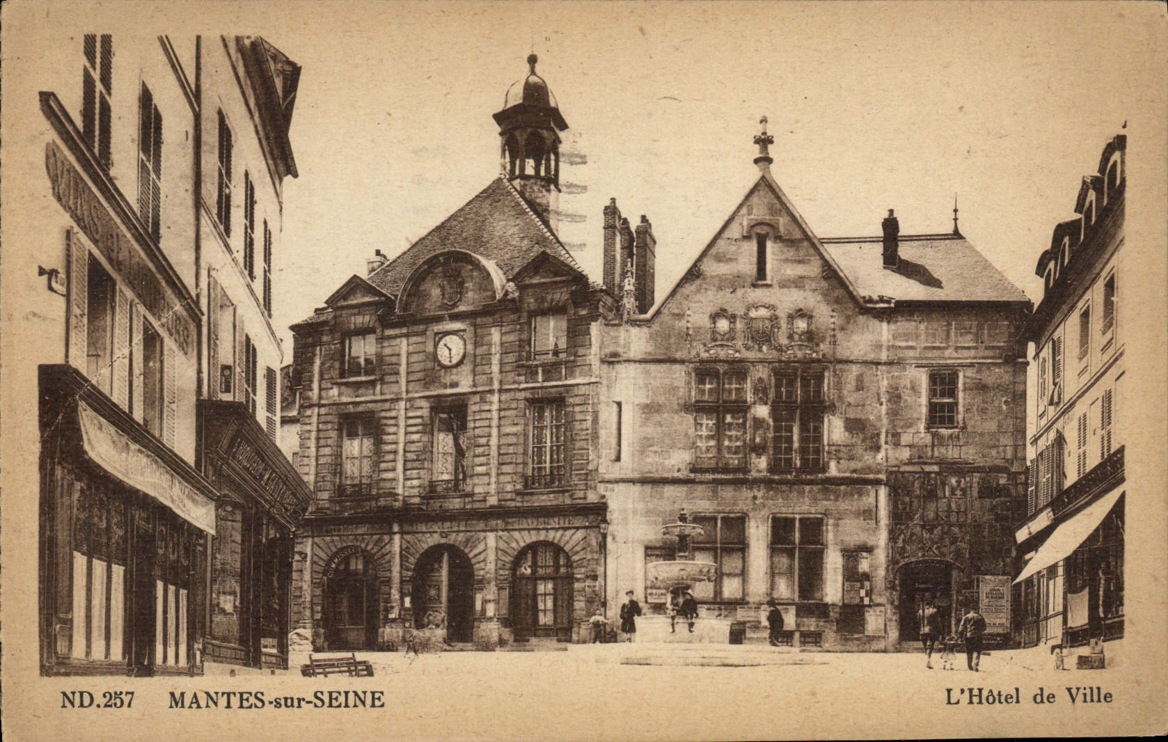Mantes-sur-Seine — Das Rathaus — ND.257