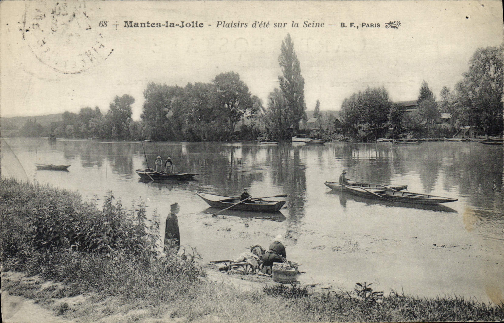 Mantes-la-Jolie — Sommerfreuden am Seine — B.F., PARIS