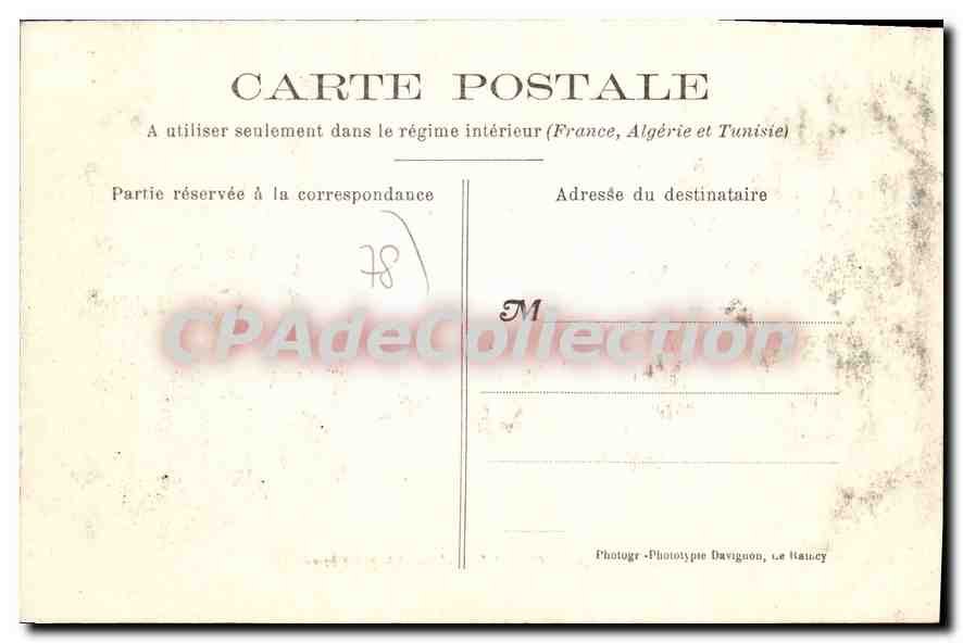 CPA Meulan Quai Albert Joly Et Le Petit Bras — Verso