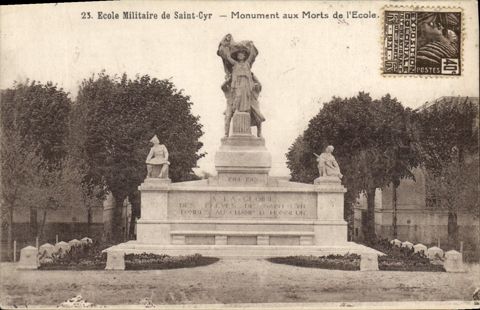 École Militaire de Saint-Cyr — Monument aux Morts de l'École — 1914-1918