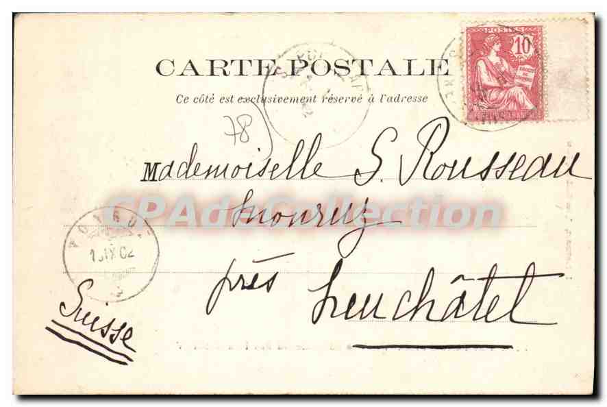 Château du Val d'André — Vue générale du Pavillon Henri IV — F. Pontybelet, Paris — Reverso