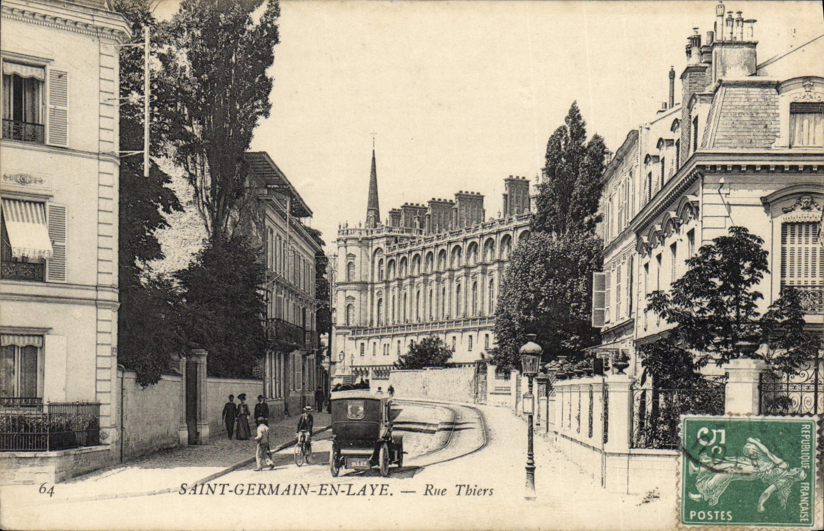 Saint-Germain-en-Laye — Rue Thiers — éditeur inconnu, n° 64