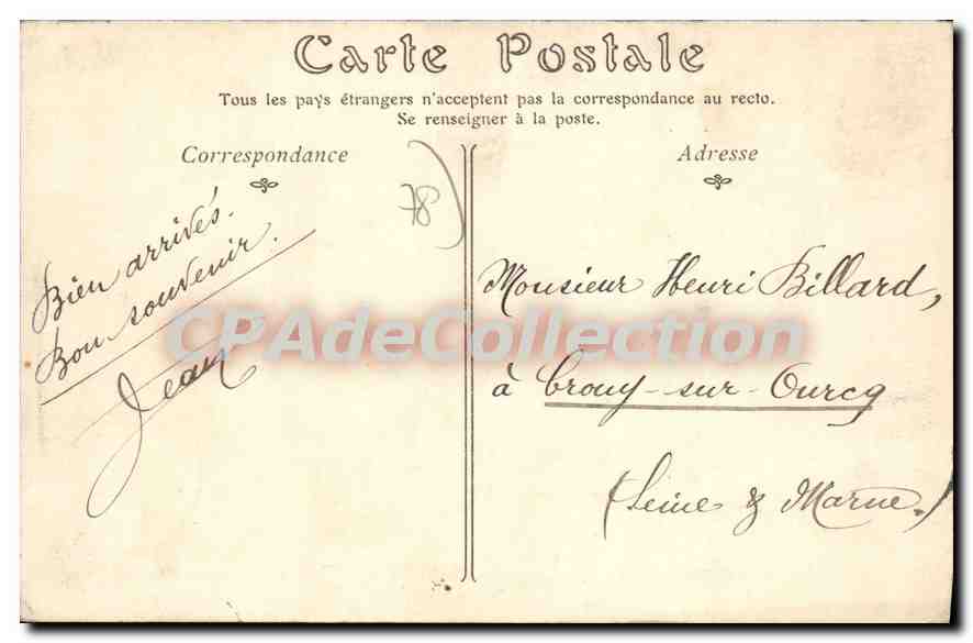 Saint-Germain-en-Laye — Rue Thiers — éditeur inconnu, n° 64 — Verso