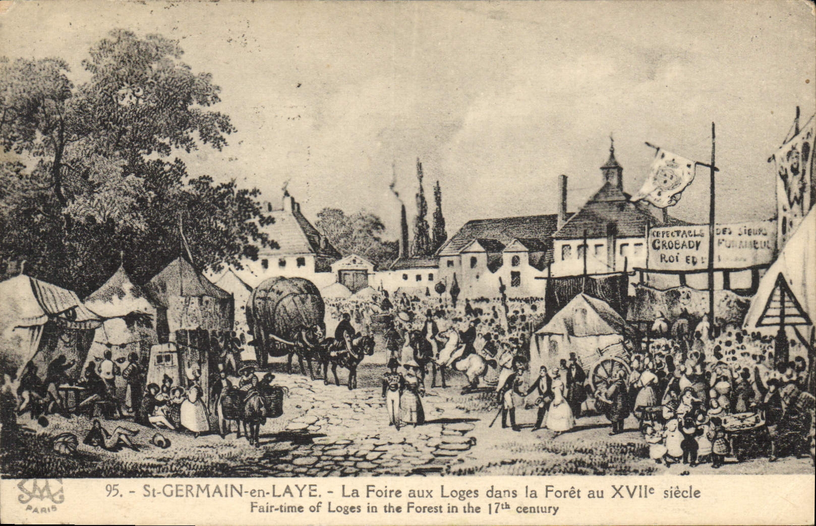 St-GERMAIN-en-LAYE — La Fiera delle Logge nella Foresta nel XVII secolo — SAA Parigi n°95