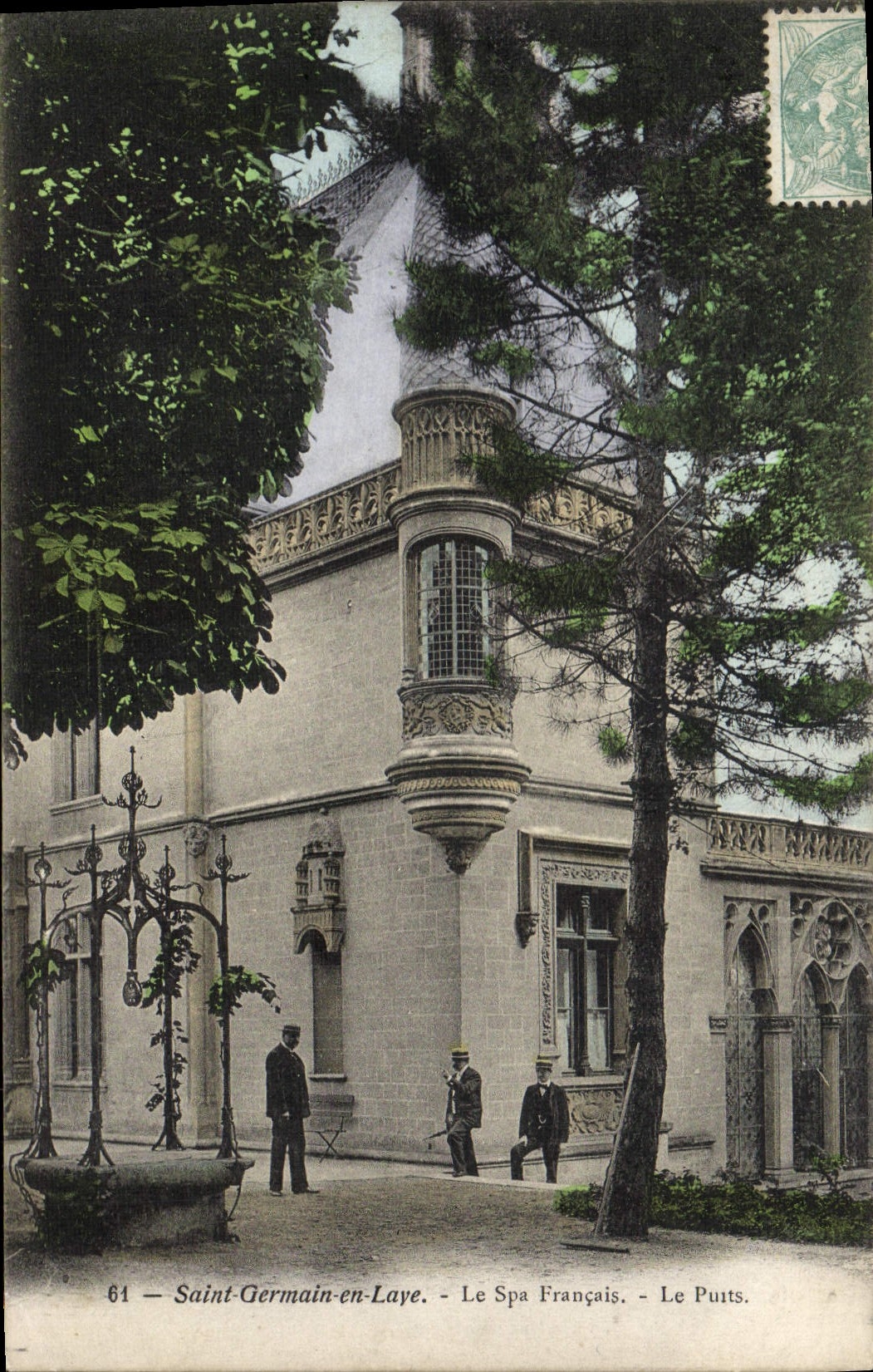 Saint-Germain-en-Laye — Le Spa Français — Le Puits — éditeur anonyme, n° 61