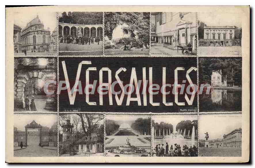 Versailles — vue panoramique — C. L. C., Paris, n° 143
