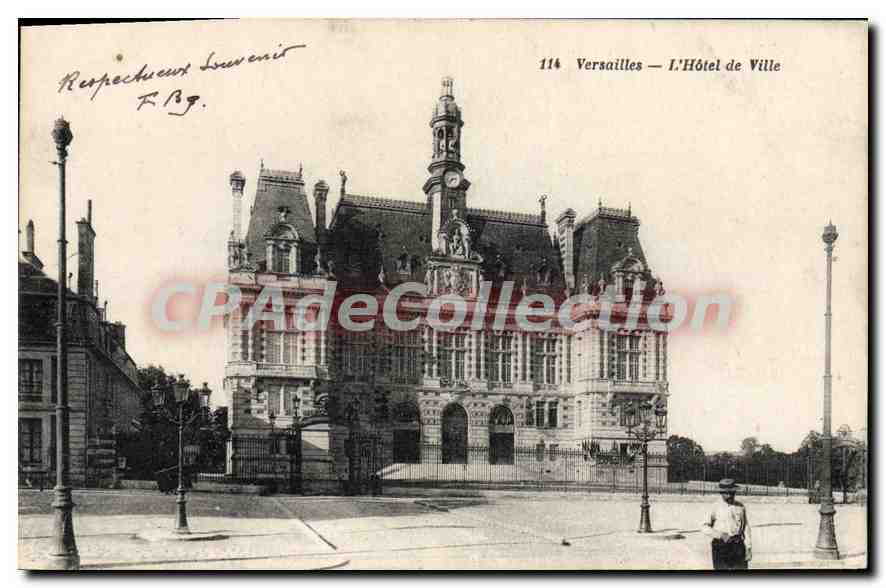 Versailles — L'Hôtel de Ville — Collection CPADeCollection, n°114