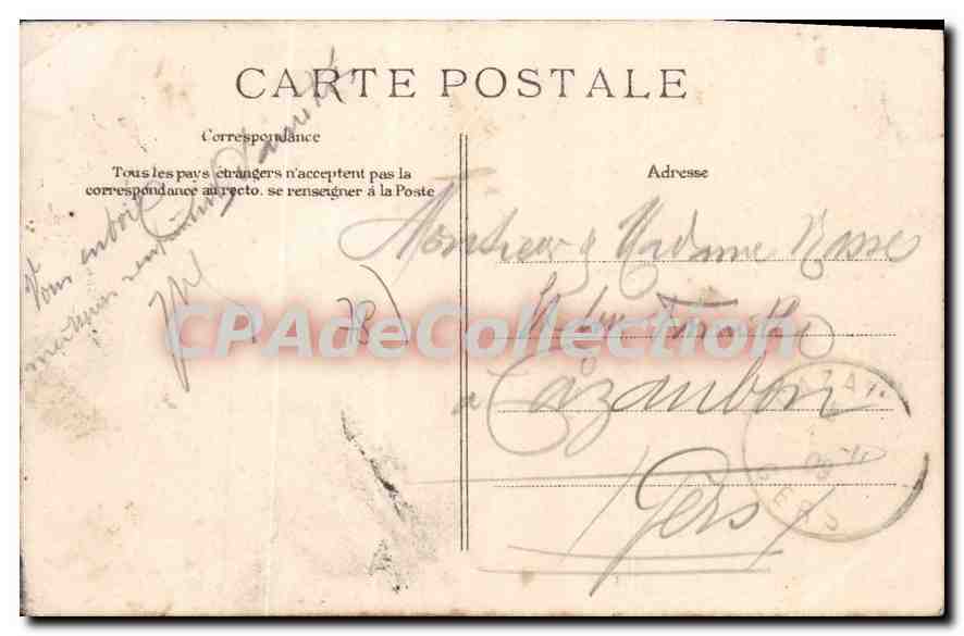 Versailles — Funérailles nationales des victimes du dirigeable « République » — 28 Septembre 1909 — E.D. éditeur — Reverso