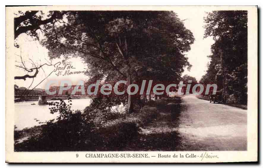 Champagne-sur-Seine — Route de la Celle — M. Mosmann, éditeur, n°9