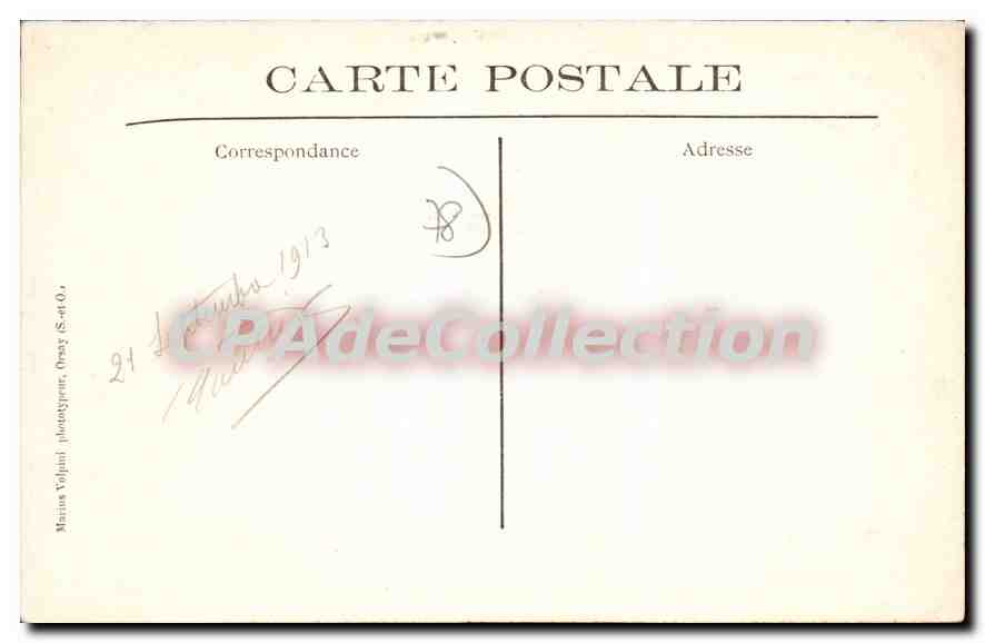 CPA Abbaye De Port Royal Des Champs — Rückseite