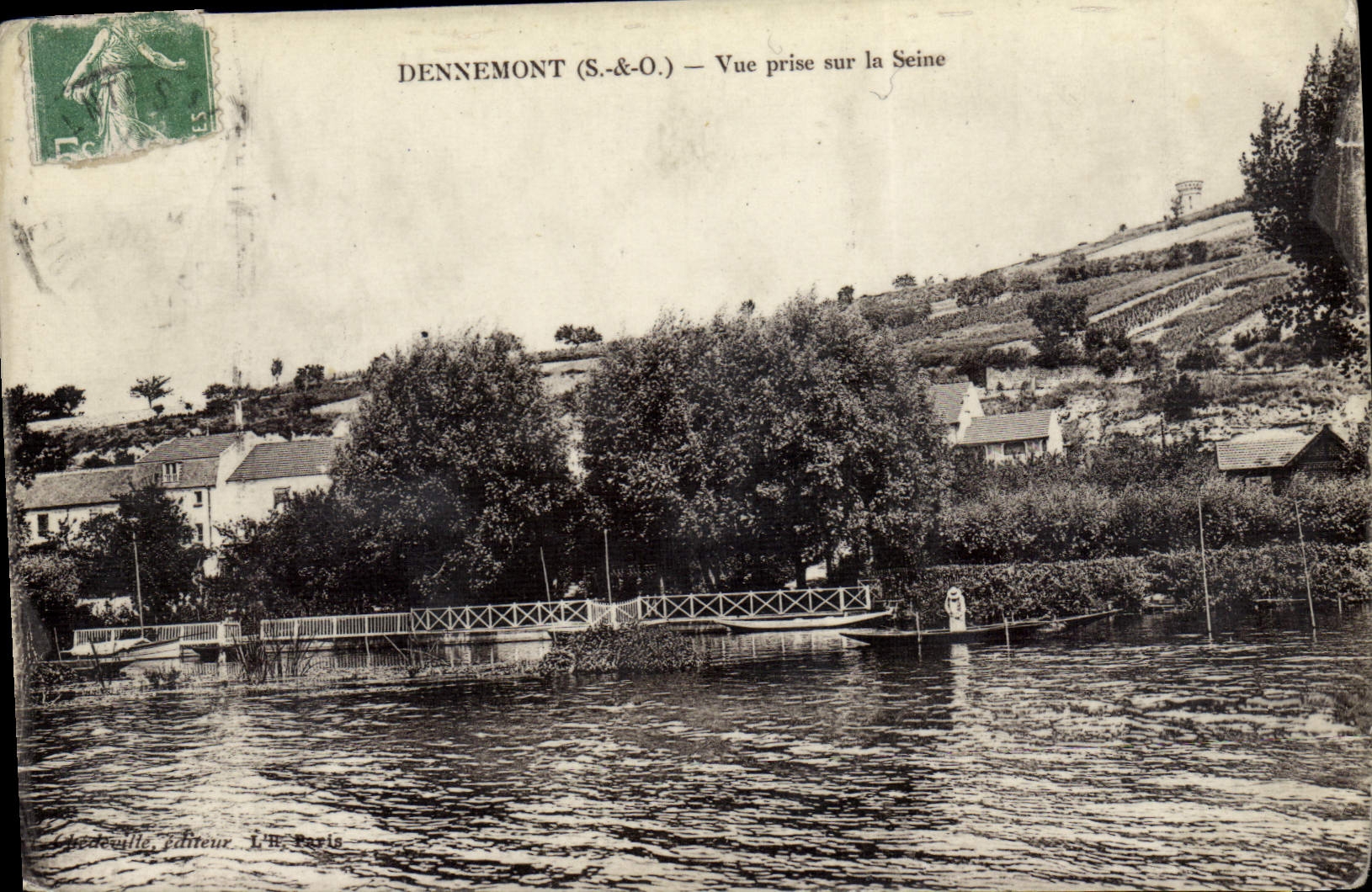 Dennemont (S.&O.) — Ansicht vom Fluss Seine — Chadeville, Verlag, L.R. Paris