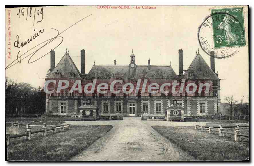 CPA Rosny Sur Seine Le Château
