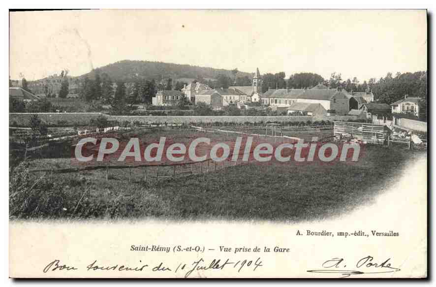 CPA Saint Remy Vue Prise De La Gare