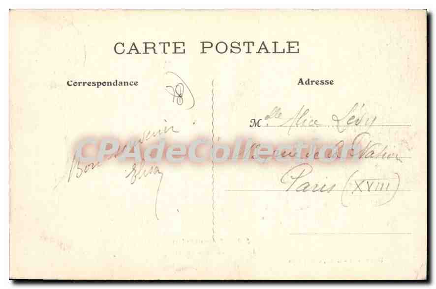 CPA Dammartin Le Chateau De La Tuilerie — Rückseite