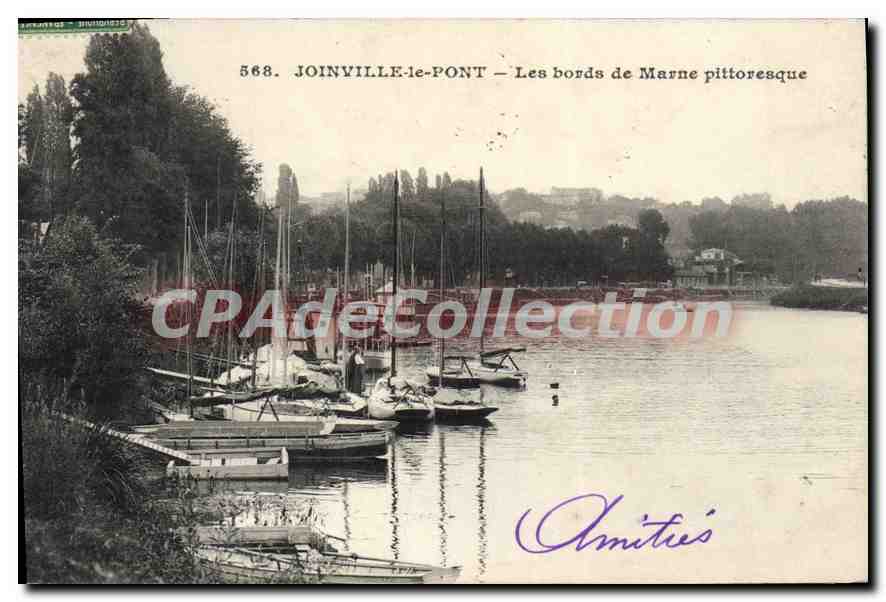 JOINVILLE-le-PONT — Les bords de Marne pittoresque — J. A. photo-édit, Vincennes, n° 568