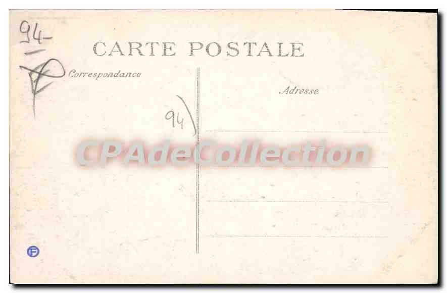 Villeneuve-Saint-Georges — Die Tür des Moulin de Senlis — Verlag C. C. (Nr. 4) — Rückseite