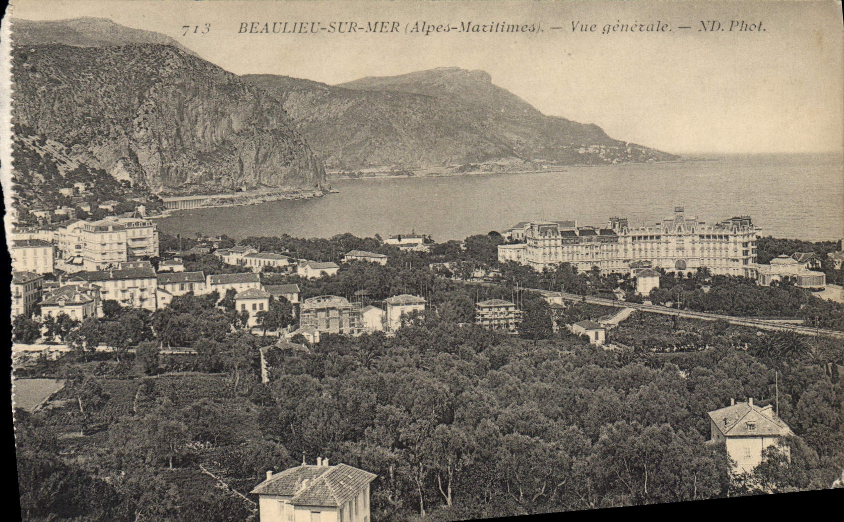 Beaulieu-sur-Mer (Alpes-Maritimes) — Vue générale — ND. Phot. n°713