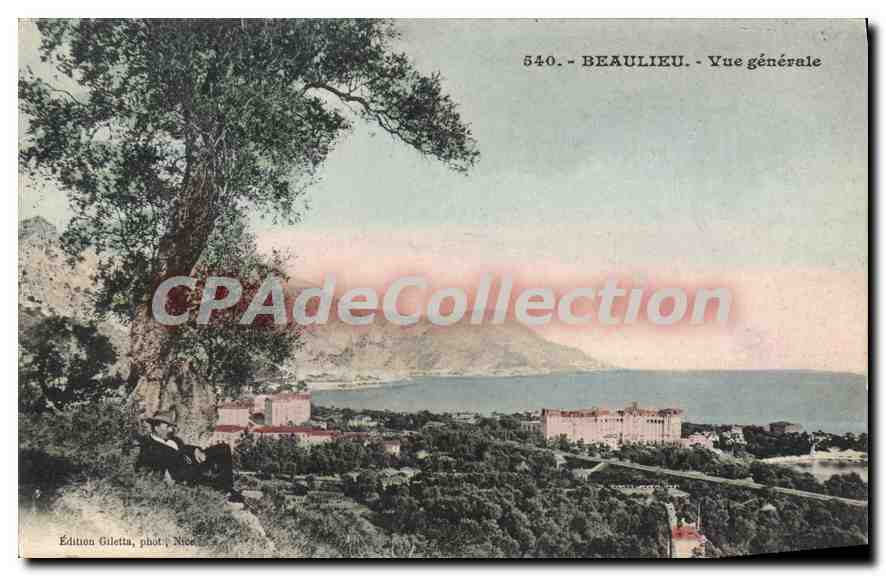 Beaulieu - Vue générale — Édition Gilelta, phot. Nice, n° 540