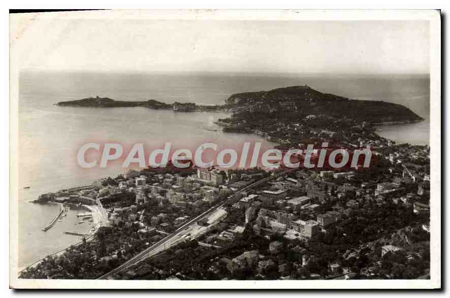 Beaulieu-sur-Mer et le Cap Ferrat vus de la route de la Moyenne Corniche — Collection « La Côte d'Azur »