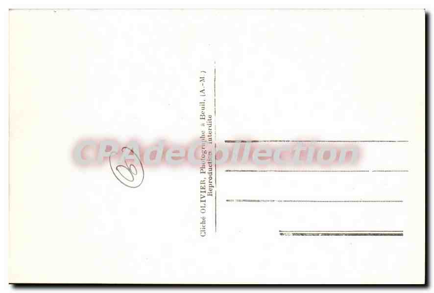 CPA Beuil Vue Generale vue générale Station Estivale sports d'hiver — Verso