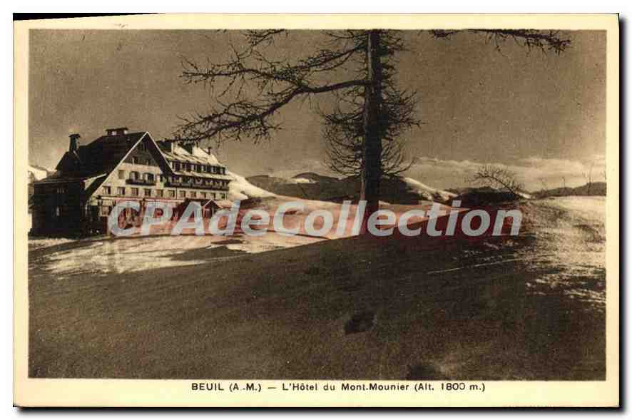 CPA Beuil L'Hotel Du Mont Mounier