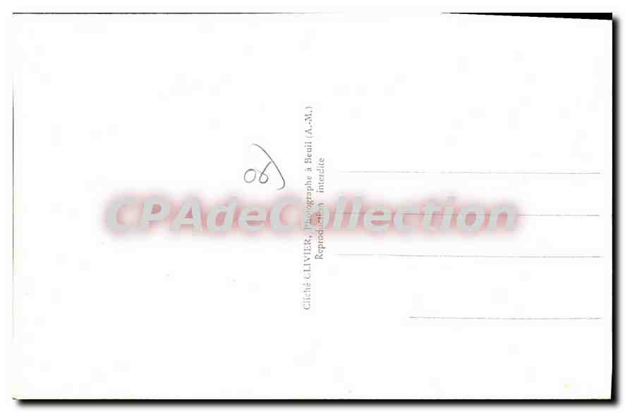 CPA Beuil Vue Generale Station Estivale Sports D'Hiver — Verso