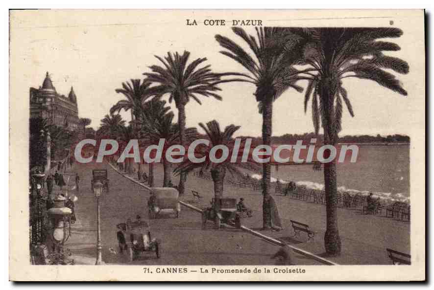 CPA Cannes La Promenade De la Croisette