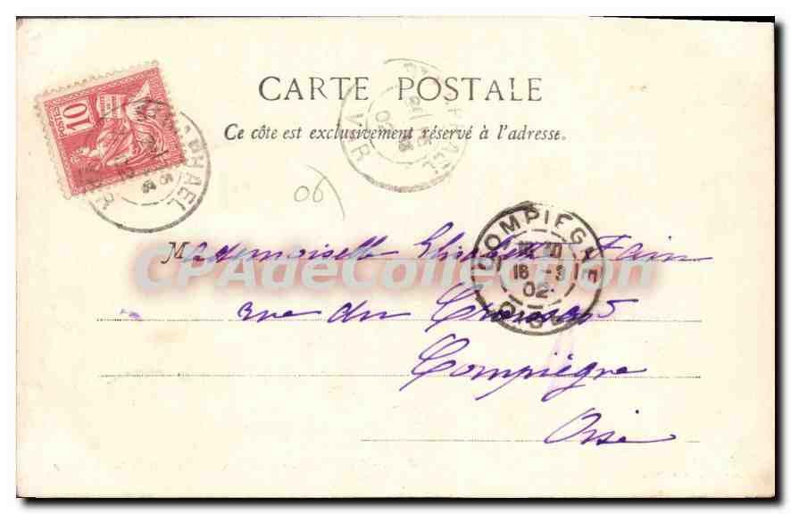 CANNES - La Plage & le Mont Chevalier — Édition Gilletta, n° 400 — Reverso