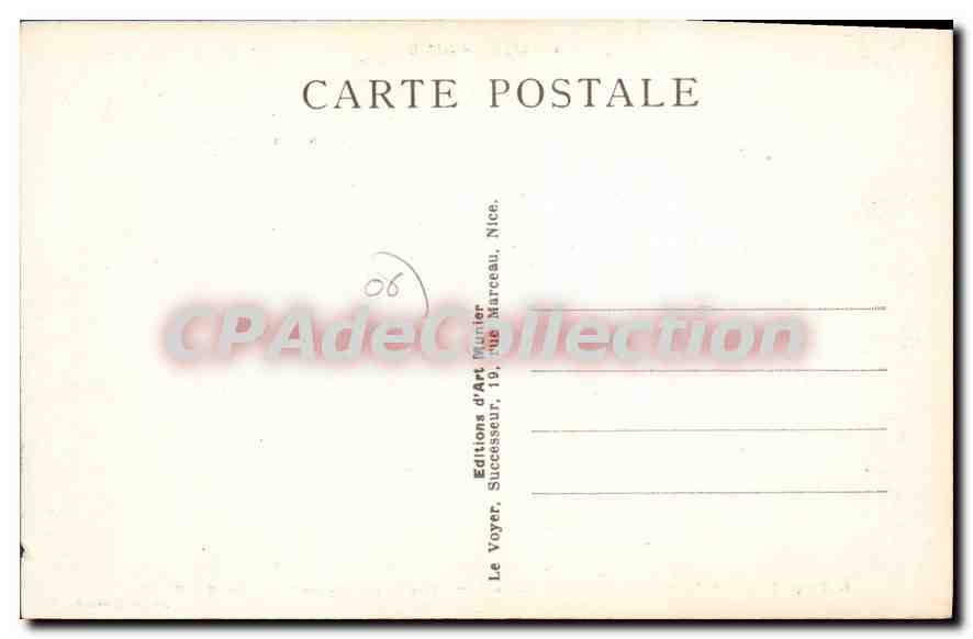 Cannes — Ile Sainte Marguerite — Le fort — Prisons de Bazaine et du Masque de Fer — Photo Munier — Verso