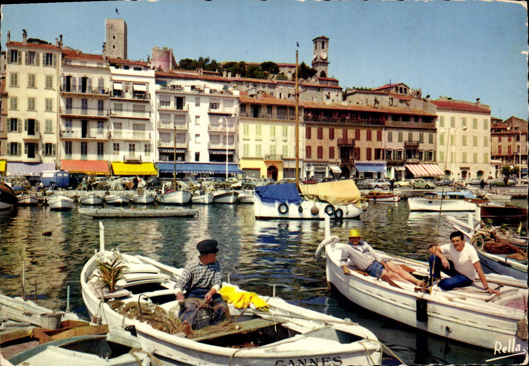Cannes — Le Quai Saint-Pierre et la Tour du Suquet — Éditions Rella