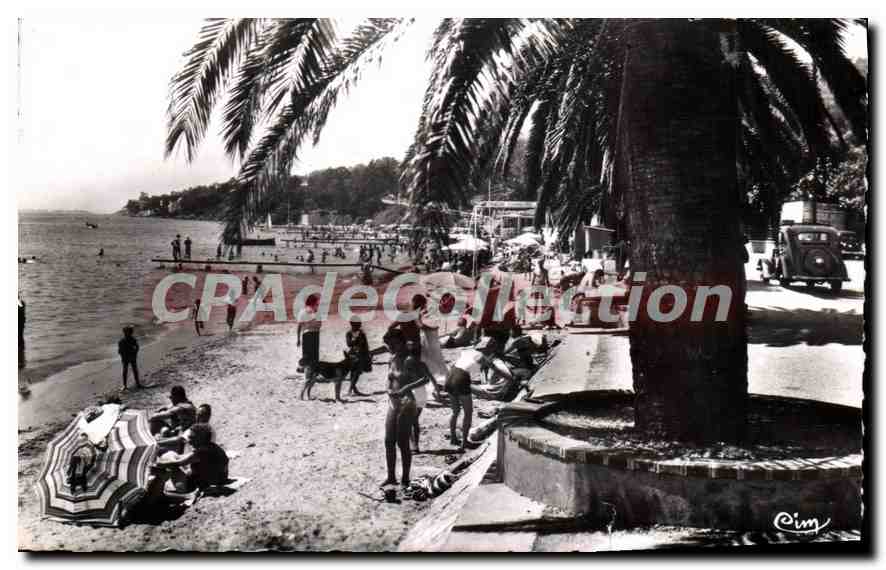 CPA Golfe Juan Cote D'Azur Vue Sur La Plage I'Heure Du bain