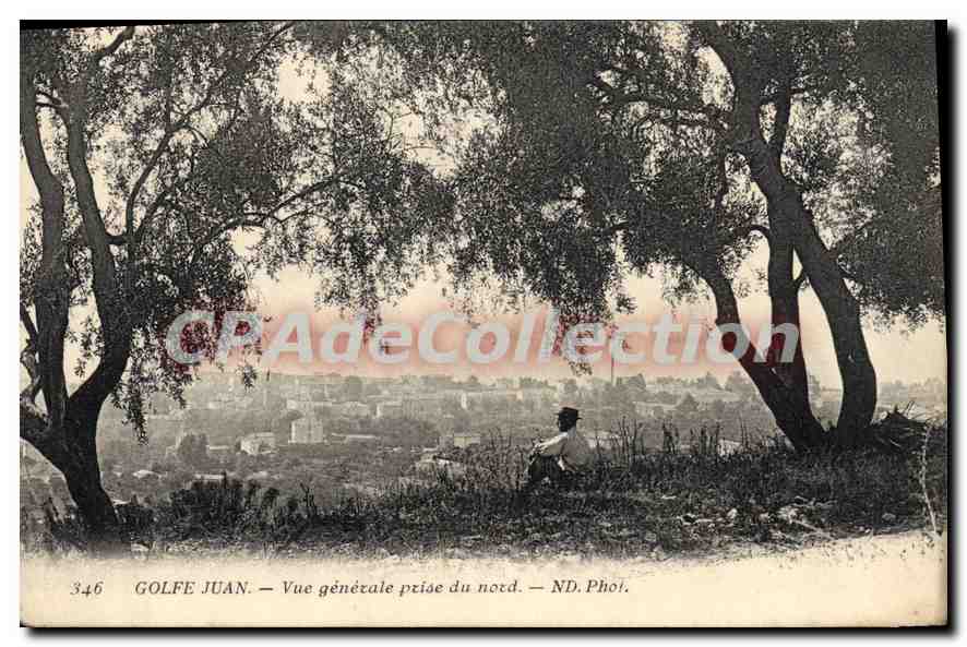 CPA Golfe Juan Vue Generale Prise Du Nord