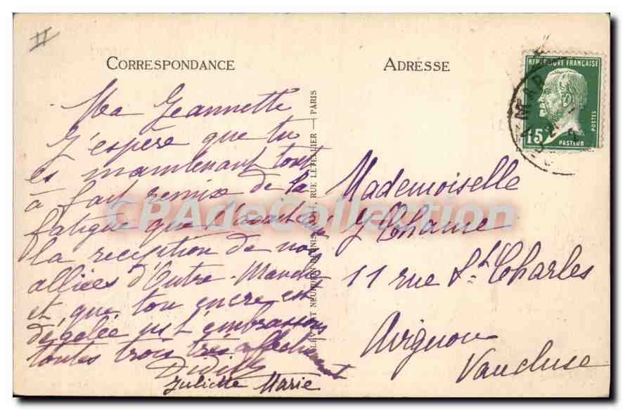 CPA Golfe Juan Vue Prise Du Petit Biarritz — Verso