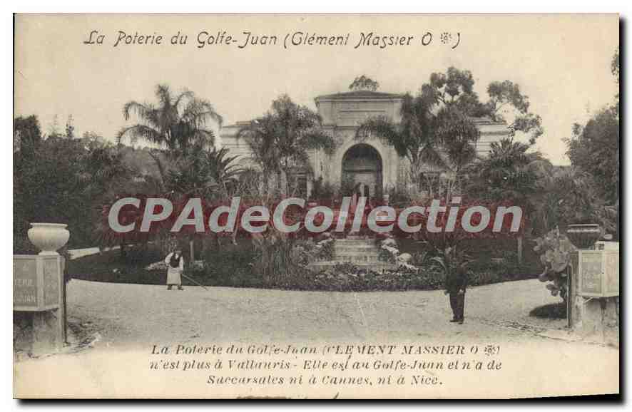 CPA poterie du Golfe-Juan clement Massier