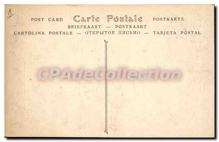 CPA Golfe Juan un coin du port — Verso