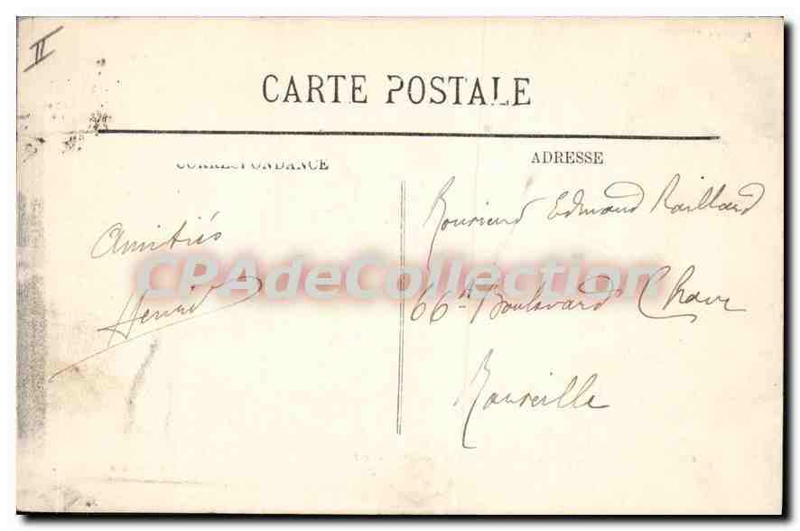 CPA Golfe Juan Vue Generale Les Deux Escadres — Verso