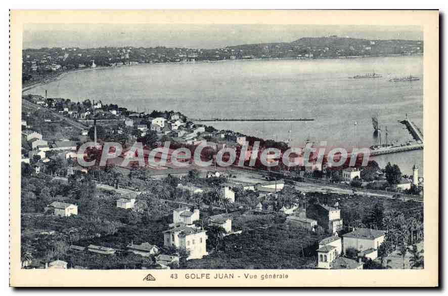 CPA Golfe Juan Vue Generale