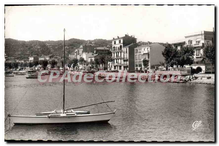 CPA Golfe Juan Le Port Et Le Boulevard De La Plage