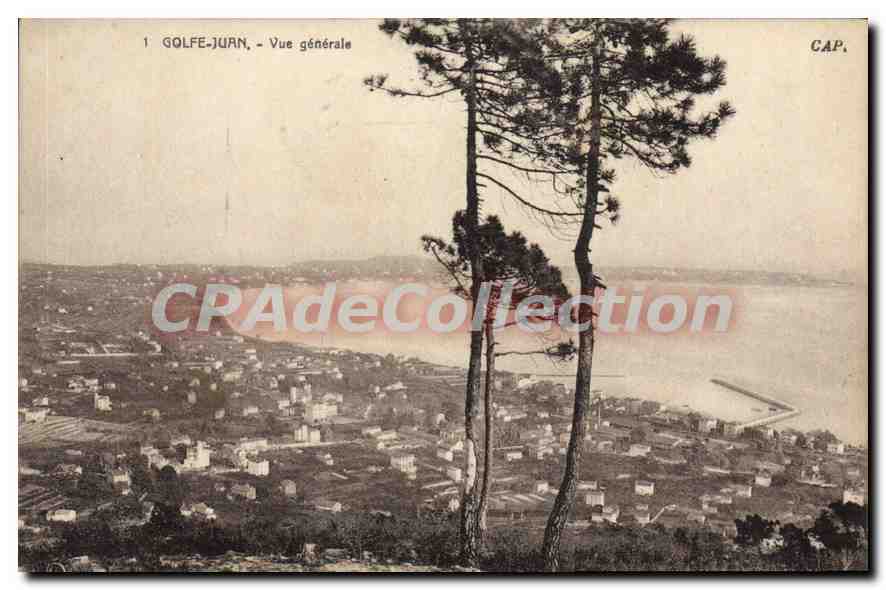 CPA Golfe Juan Vue Generale