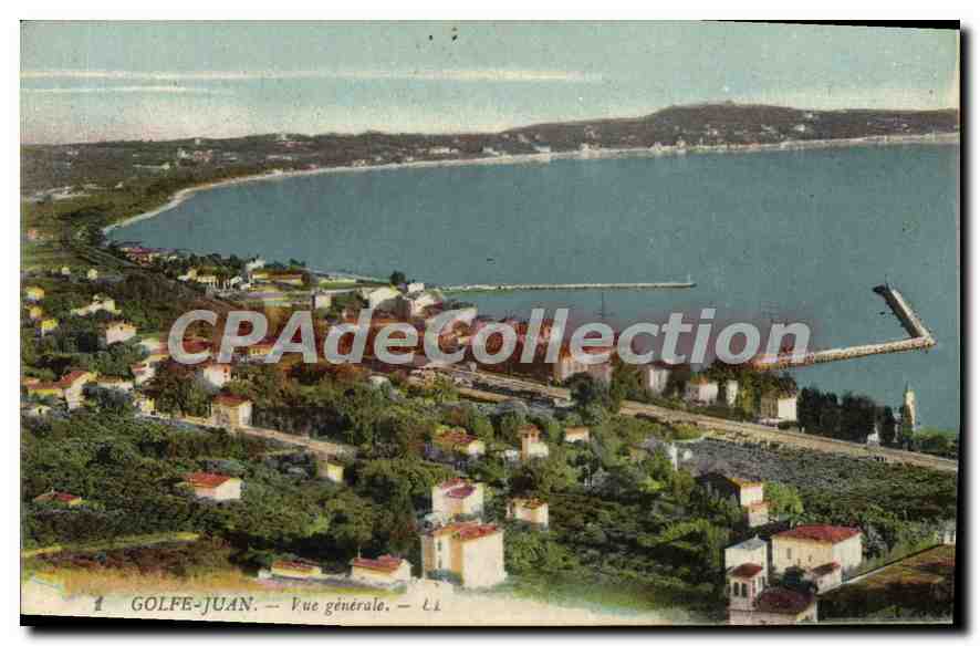 CPA Golfe Juan Vue Generale