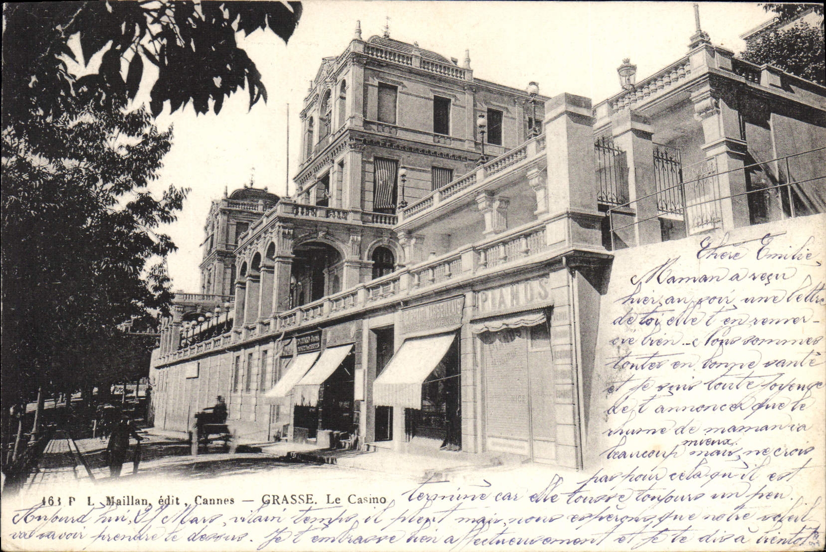 Grasse. Le Casino — L. Maillan, édit. — n° 163 P