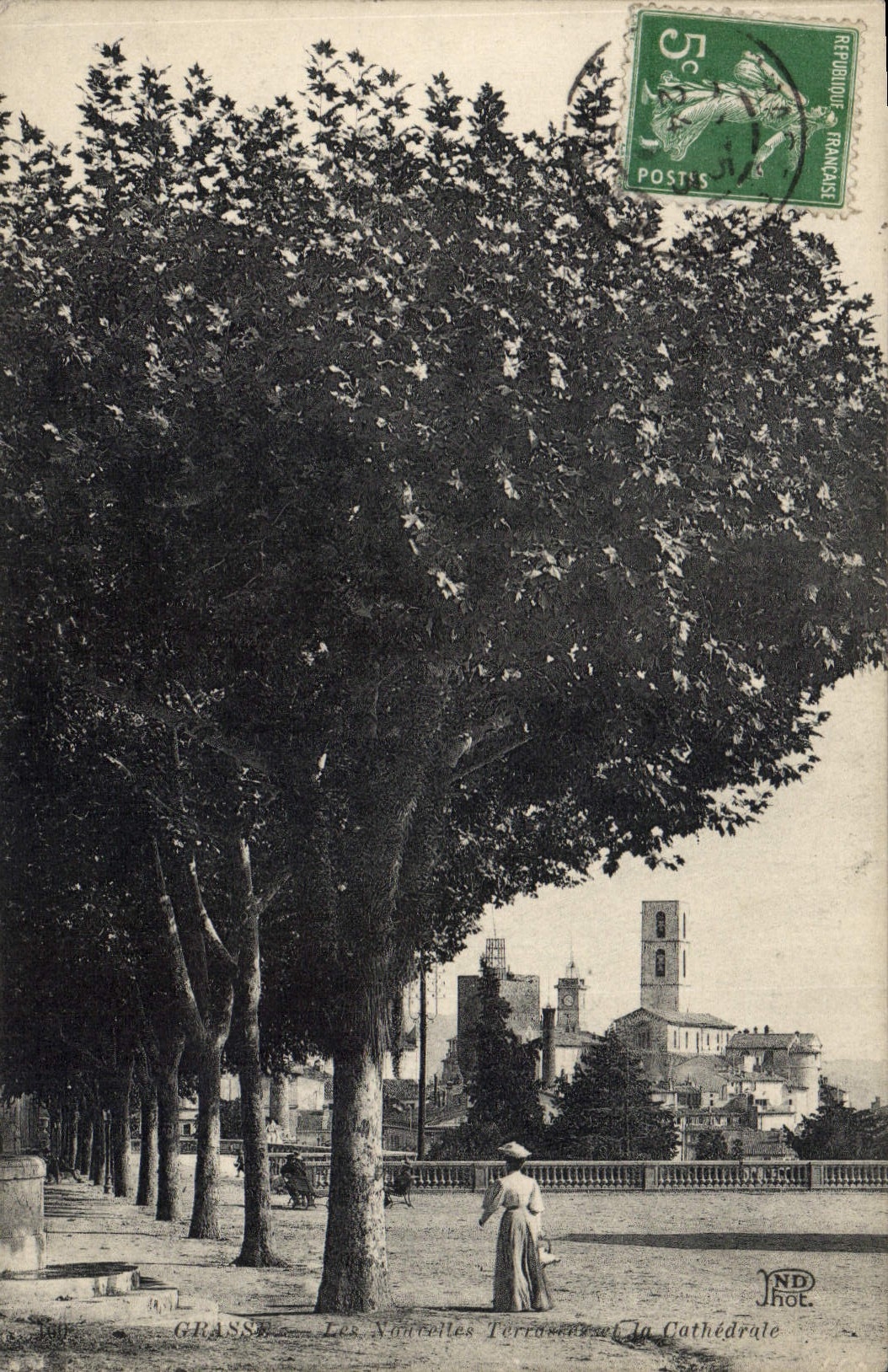 Grasse — Les Nocelles Terrassées et la Cathédrale — NDHOT