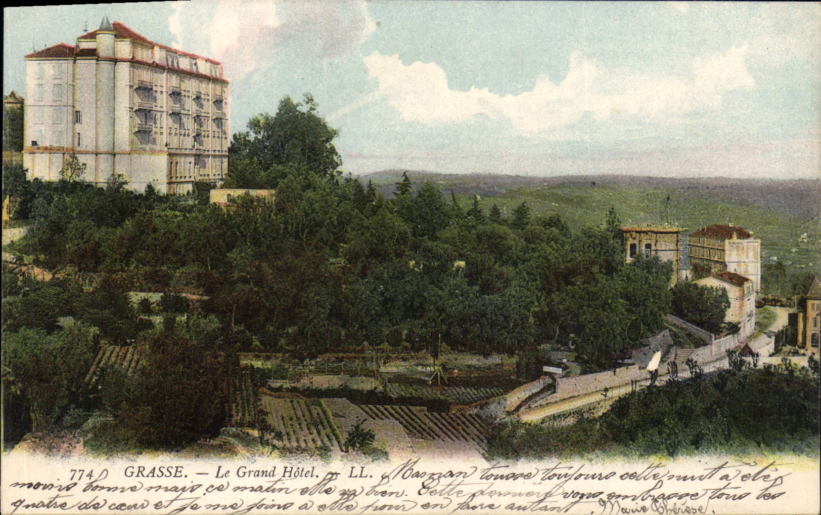 Grasse — Le Grand Hôtel — LL. Imprimerie Nouvelle Photographique
