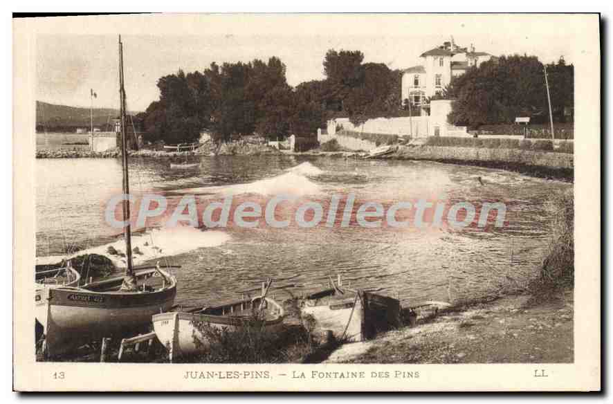 Juan-les-Pins — La Fontaine des Pins — LL n°13