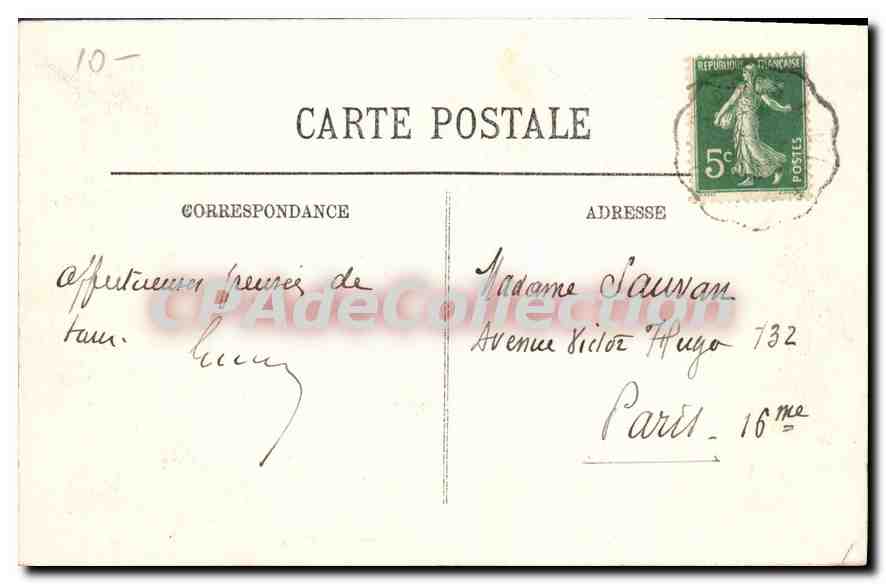 Juan-les-Pins — La Fontaine des Pins — LL n°13 — Verso