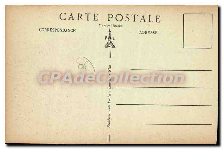 CPA Levens La Colline et Le Mont Vial — Verso