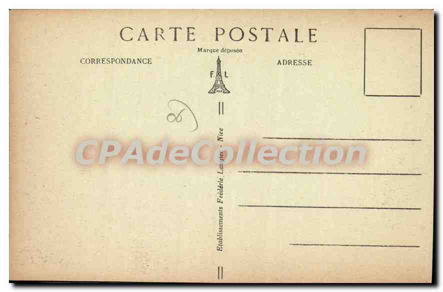 CPA Levens Vue Generale Et Les Arcades Romaines — Verso