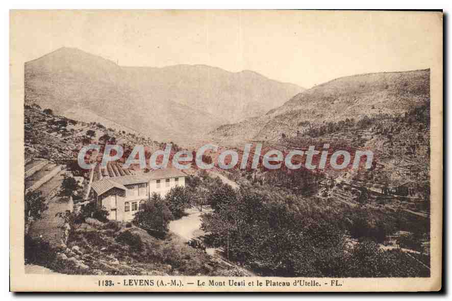 CPA Levens Le Mont Uesti Et Le Plateau d'Utelle