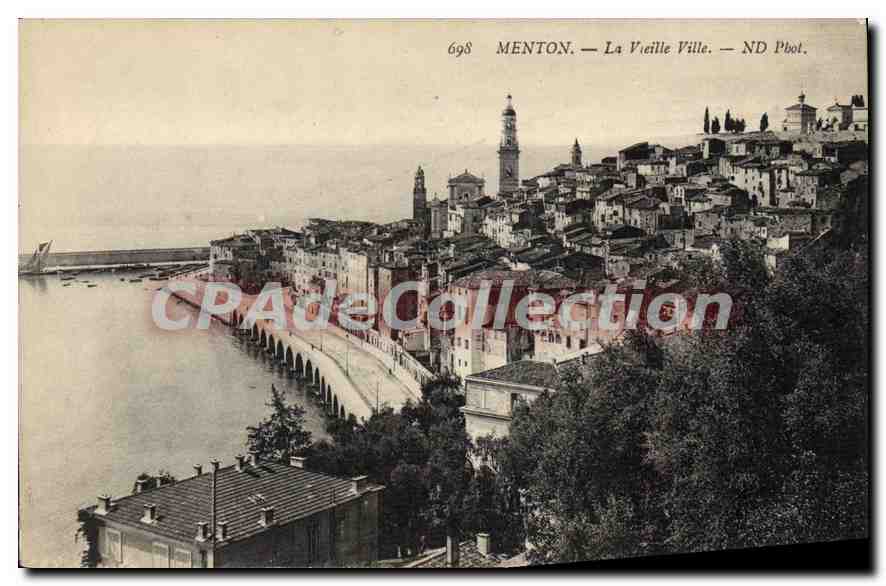 CPA Menton La Vieille Ville